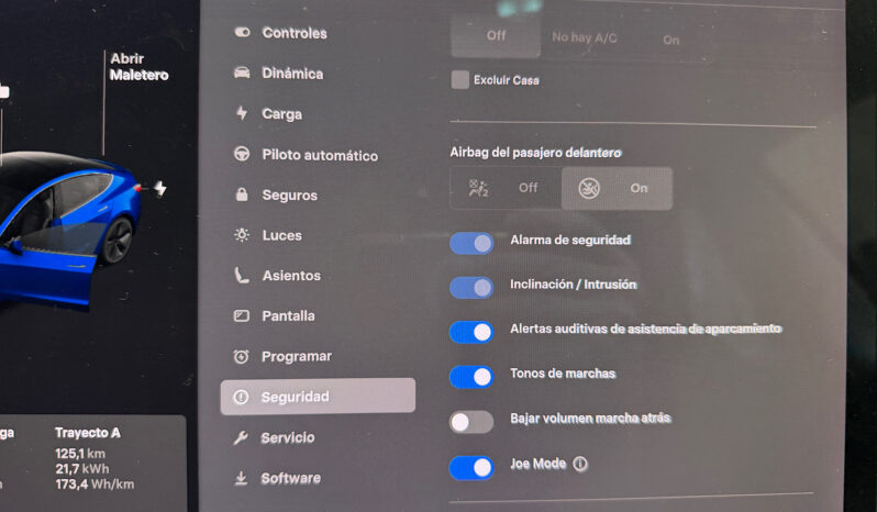 Tesla Model 3 Gran Autonomia AWD 2021 lleno