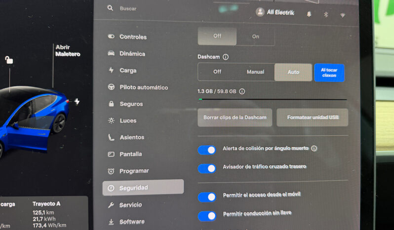 Tesla Model 3 Gran Autonomia AWD 2021 lleno