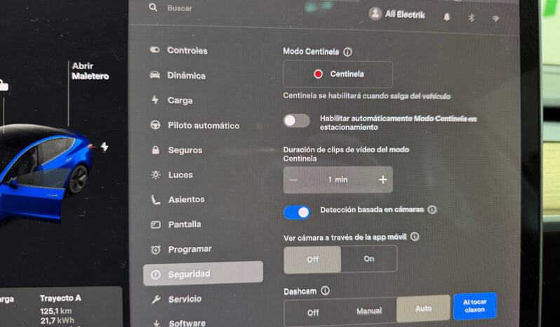 Tesla Model 3 Gran Autonomia AWD 2021 lleno