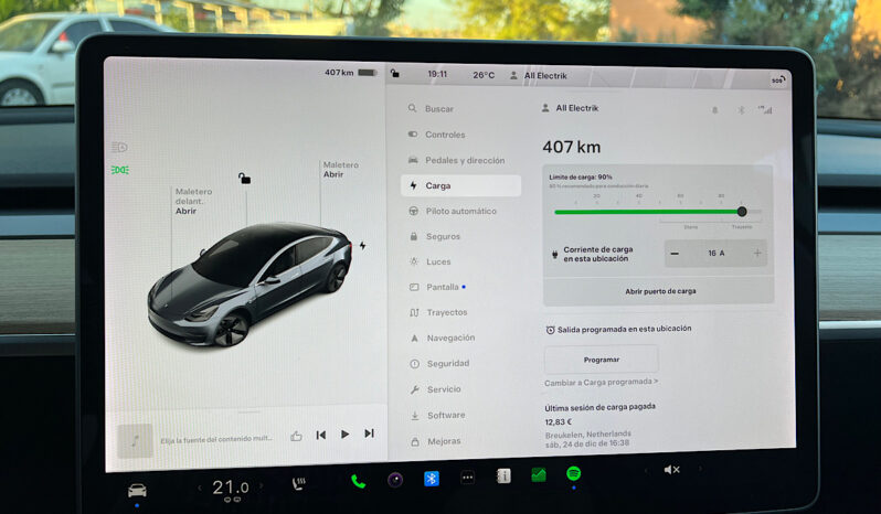 Tesla Model 3 Gran Autonomia Dual Motor lleno