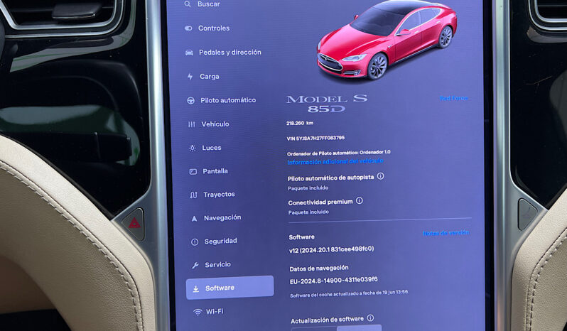 Tesla Model S 85D SuperCharger GRATIS lleno