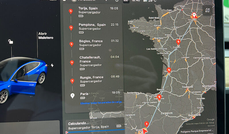 Tesla Model 3 Gran Autonomia AWD con FSD lleno