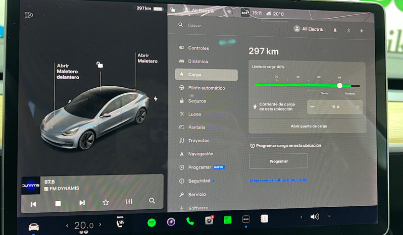 Tesla Model 3 Standard Plus con FSD lleno