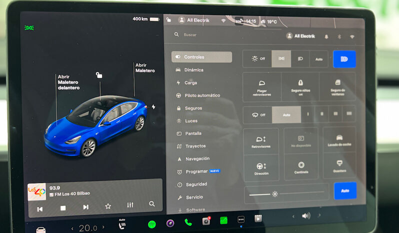 Tesla Model 3 Gran Autonomia AWD con FSD lleno