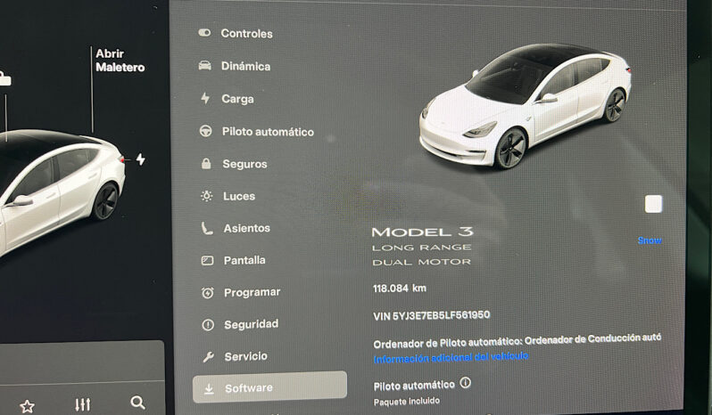 Tesla Model 3 Gran Autonomia AWD con Bola lleno