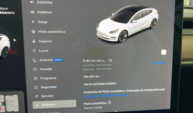 Tesla Model 3 Gran Autonomia AWD lleno