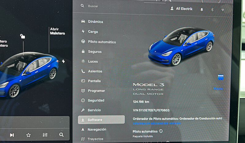 Tesla Model 3 Gran Autonomia AWD Copiar lleno