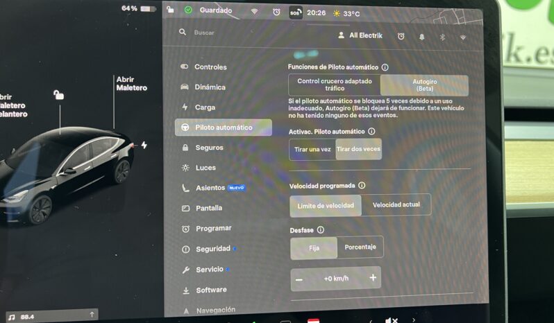 Tesla Model 3 Gran Autonomia AWD con Bola lleno