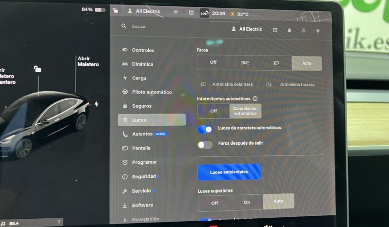 Tesla Model 3 Gran Autonomia AWD con Bola lleno