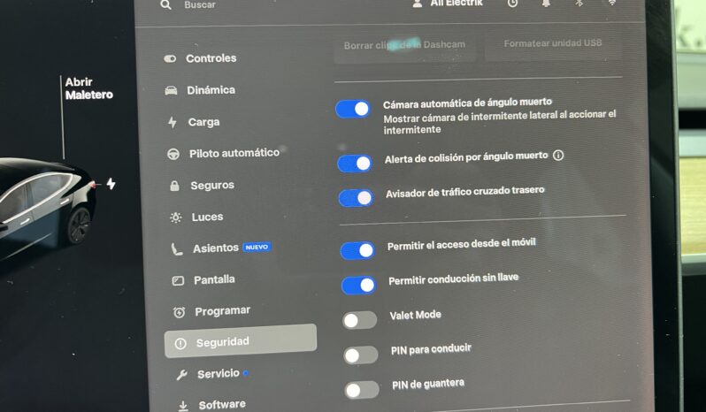 Tesla Model 3 Gran Autonomia AWD con Bola lleno