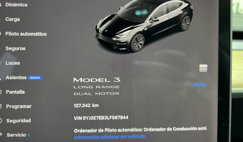 Tesla Model 3 Gran Autonomia AWD con Bola lleno