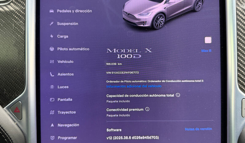 Tesla Model X 100D con FSD lleno