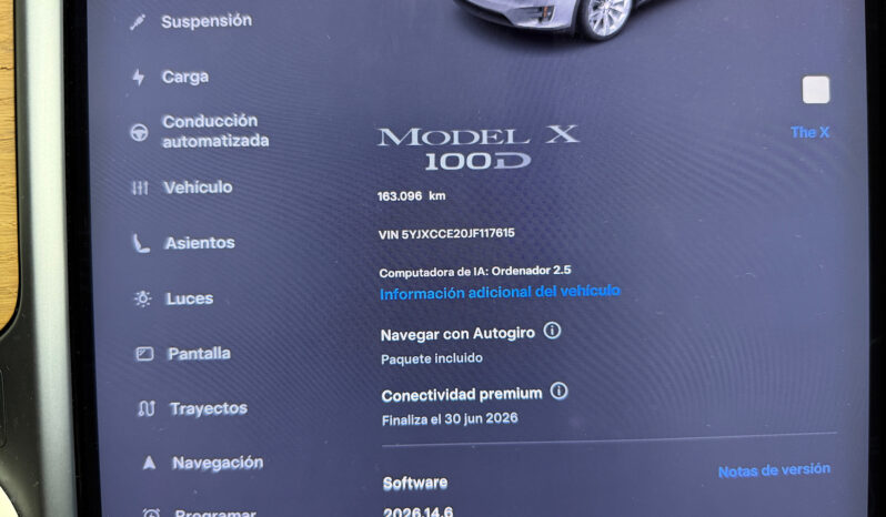 Tesla Model X 100D 6pl lleno