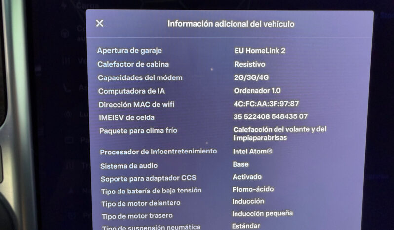 Tesla Model X 90D Carga Gratis lleno