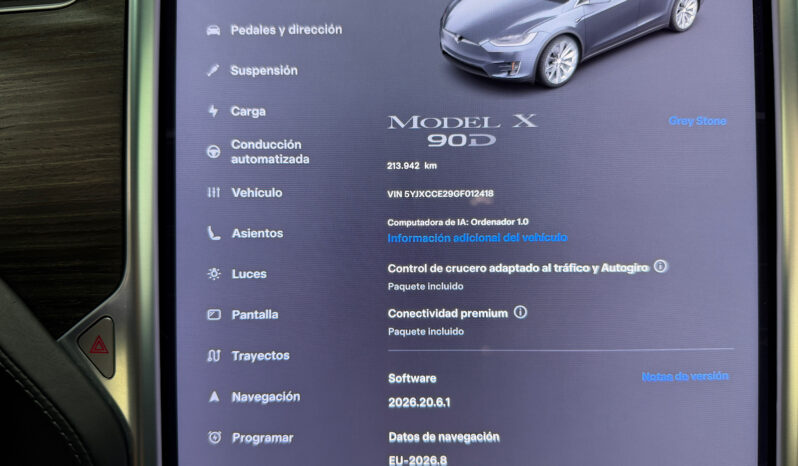 Tesla Model X 90D Carga Gratis lleno