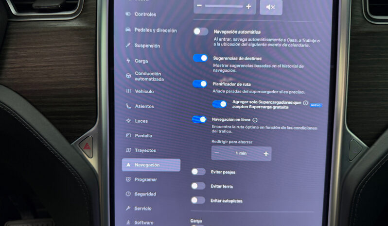 Tesla Model X 90D Carga Gratis lleno