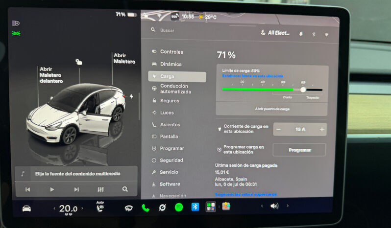 Tesla Model Y Gran Autonomia 4WD lleno