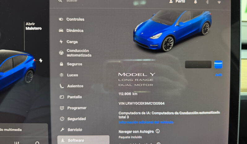 Tesla Model Y Gran Autonomia 4WD lleno