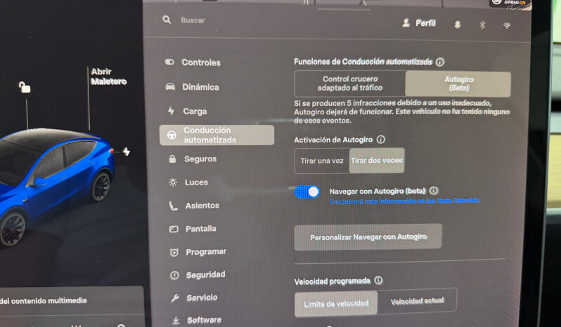 Tesla Model Y Gran Autonomia 4WD lleno