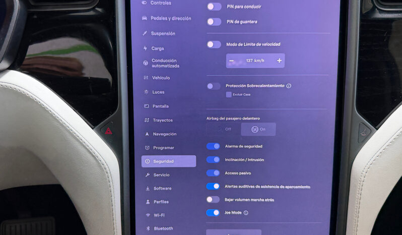 Tesla X Gran Autonomia Raven lleno