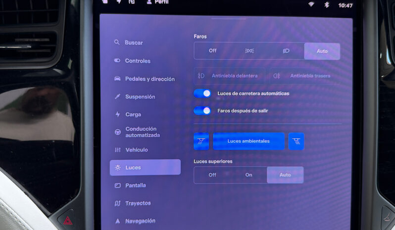 Tesla X Gran Autonomia Raven lleno