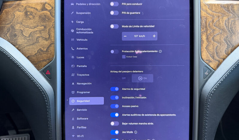 Tesla X Gran Autonomia Raven lleno
