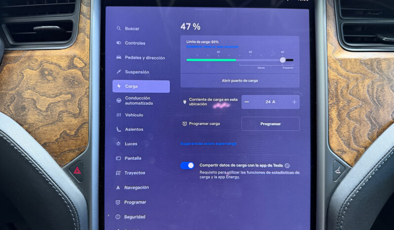 Tesla X Gran Autonomia Raven lleno